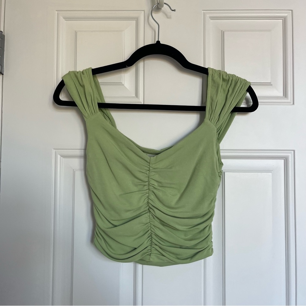 Elodie Ruched Women's Crop Top